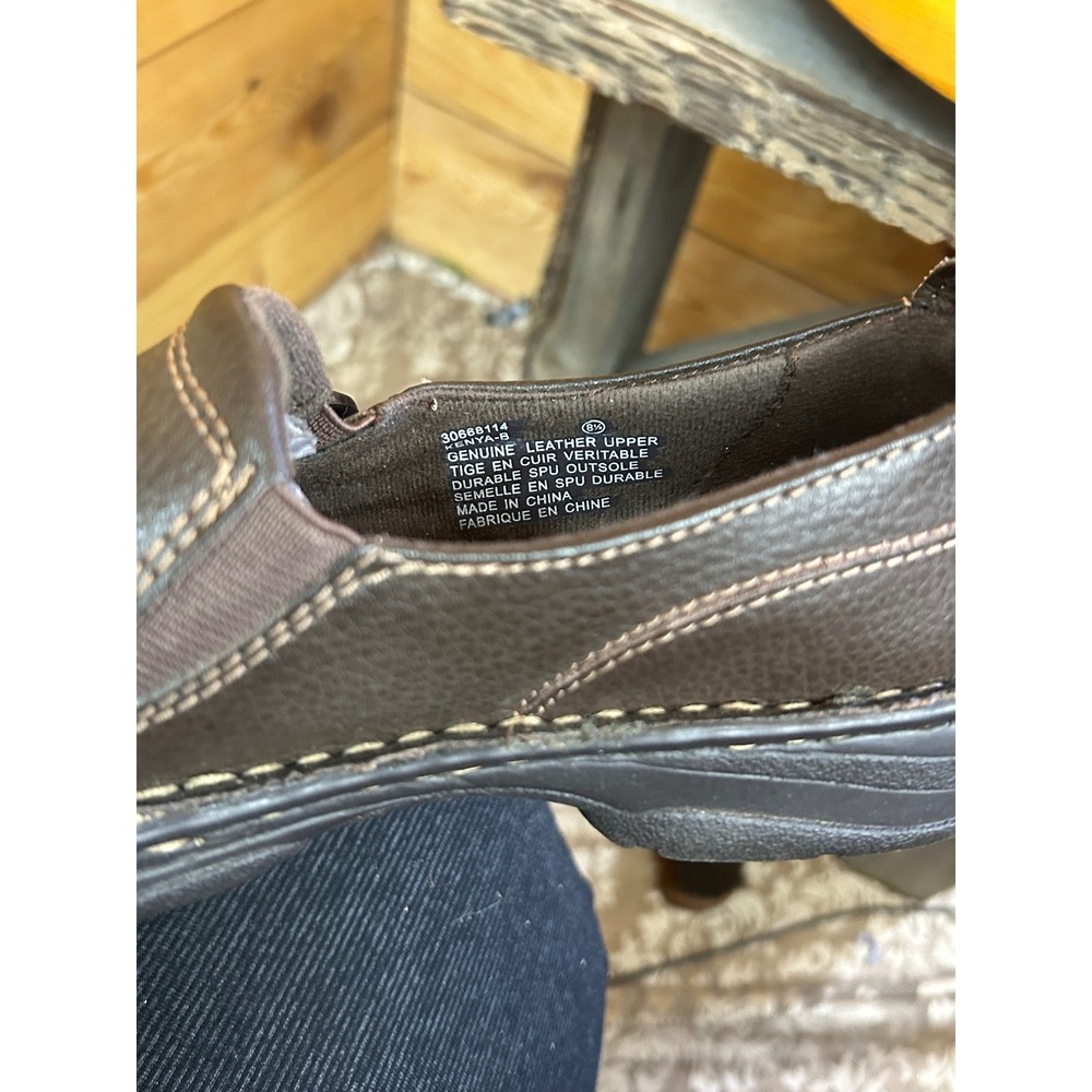 Earth Spirit Kenya-B‎ Womens 8.5 Brown Leather Slip On Loafers Gelron 2000 Comfy - Picture 8 of 9
